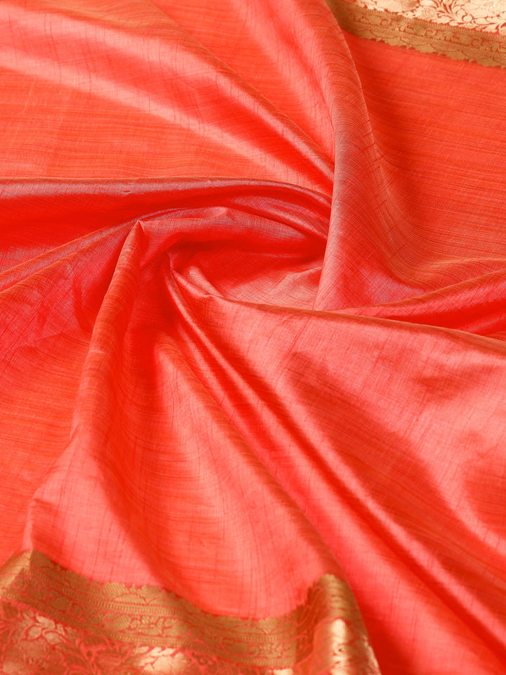 Pink Woven Design Art Silk Saree