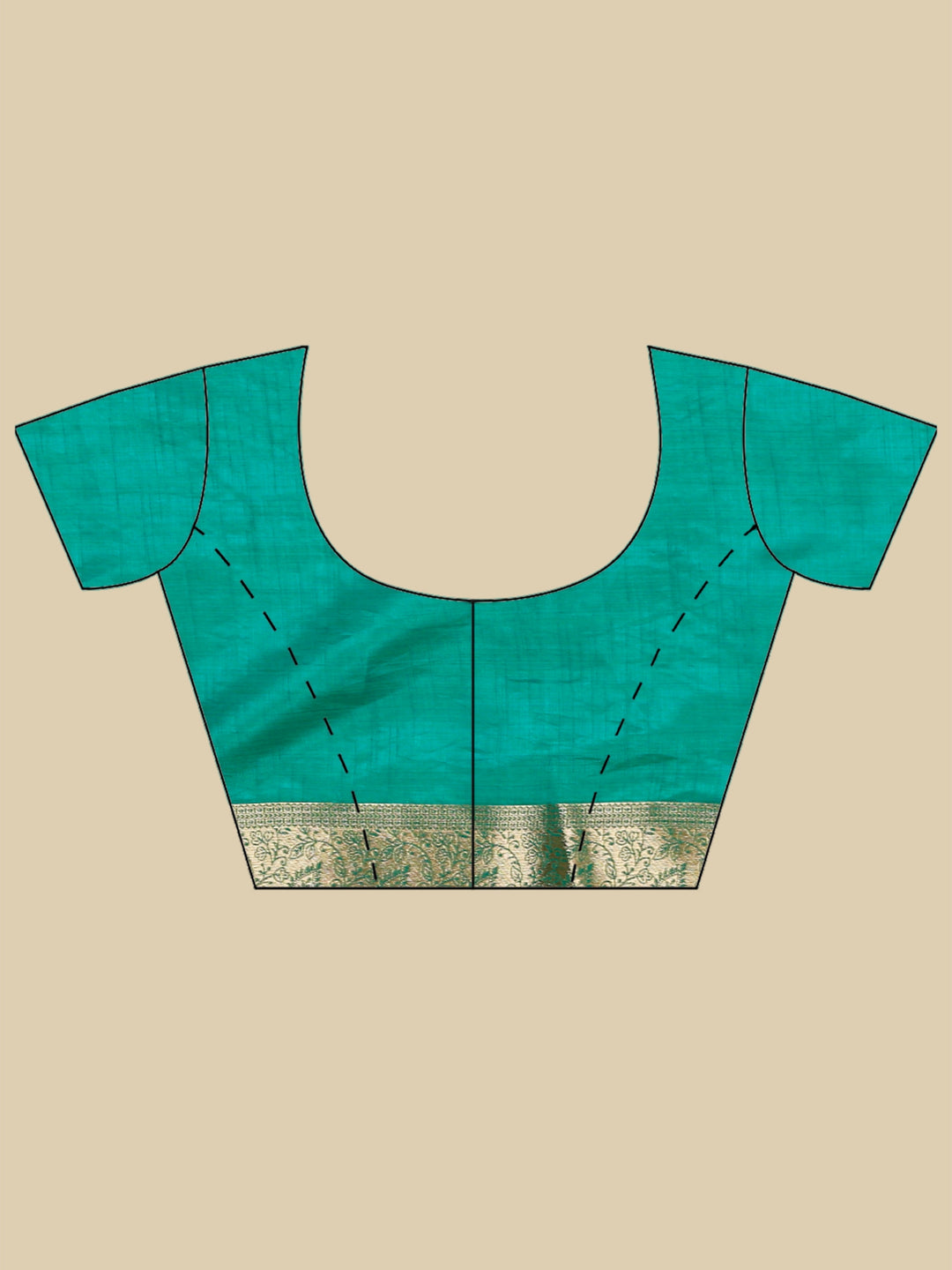 Green Woven Design Art Silk Saree
