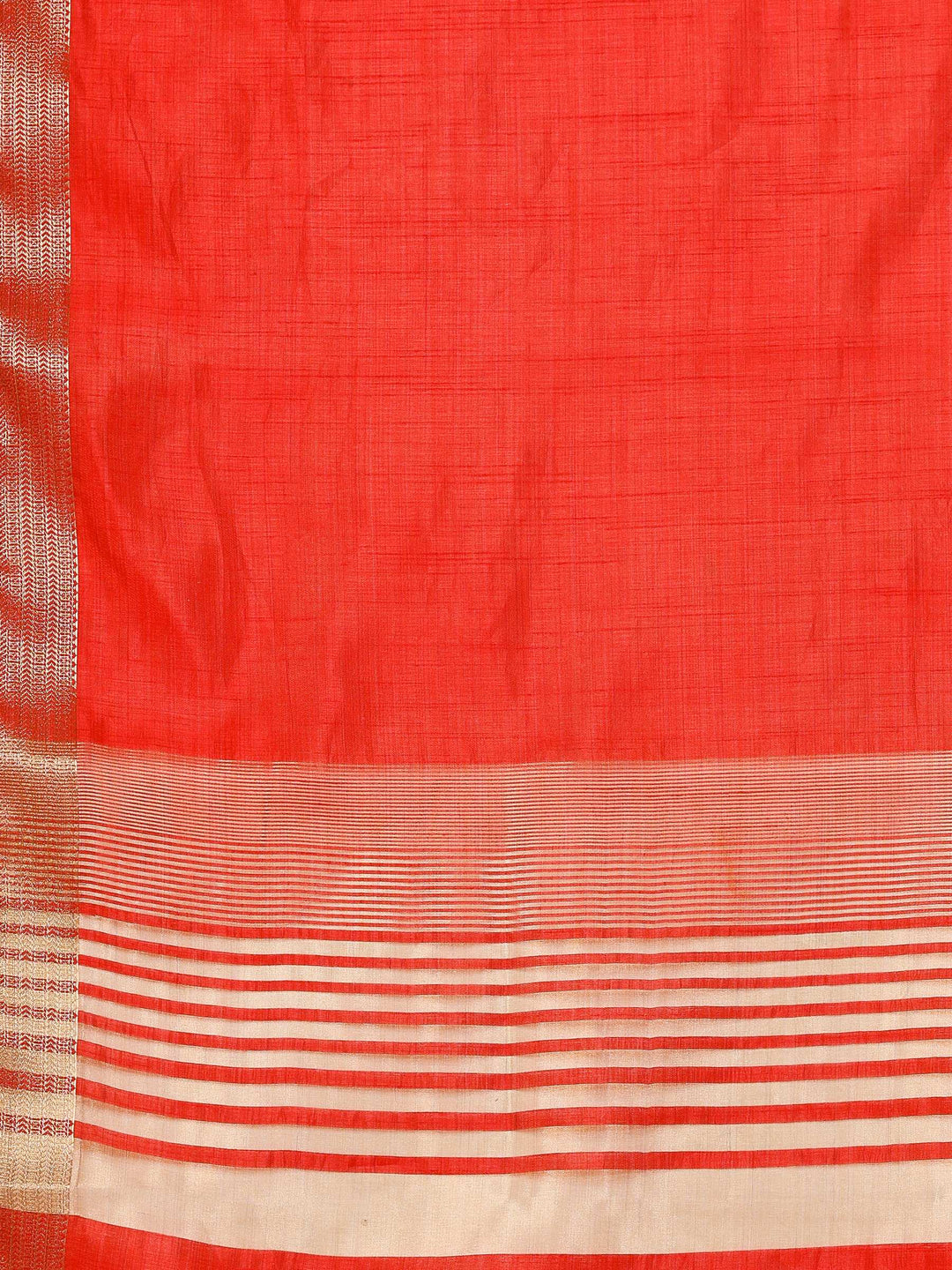 Rust Woven Design Art Silk Saree