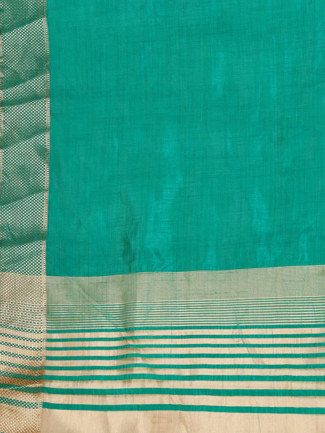 Green Woven Design Art Silk Saree