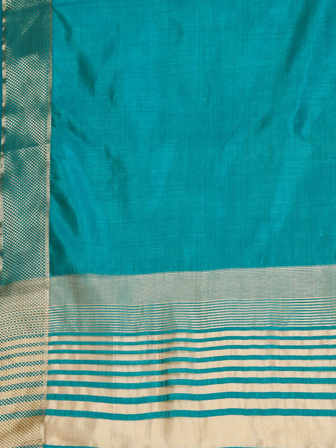Lake Blue Woven Design Art Silk Saree