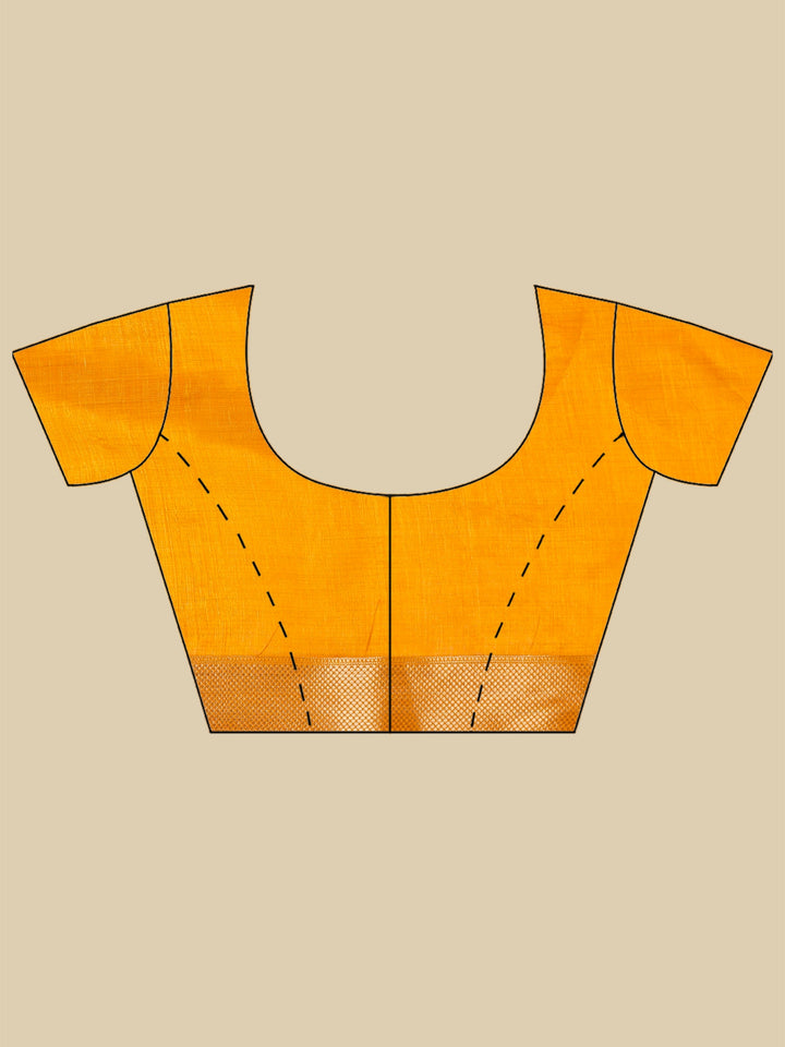 Mustard Woven Design Art Silk Saree