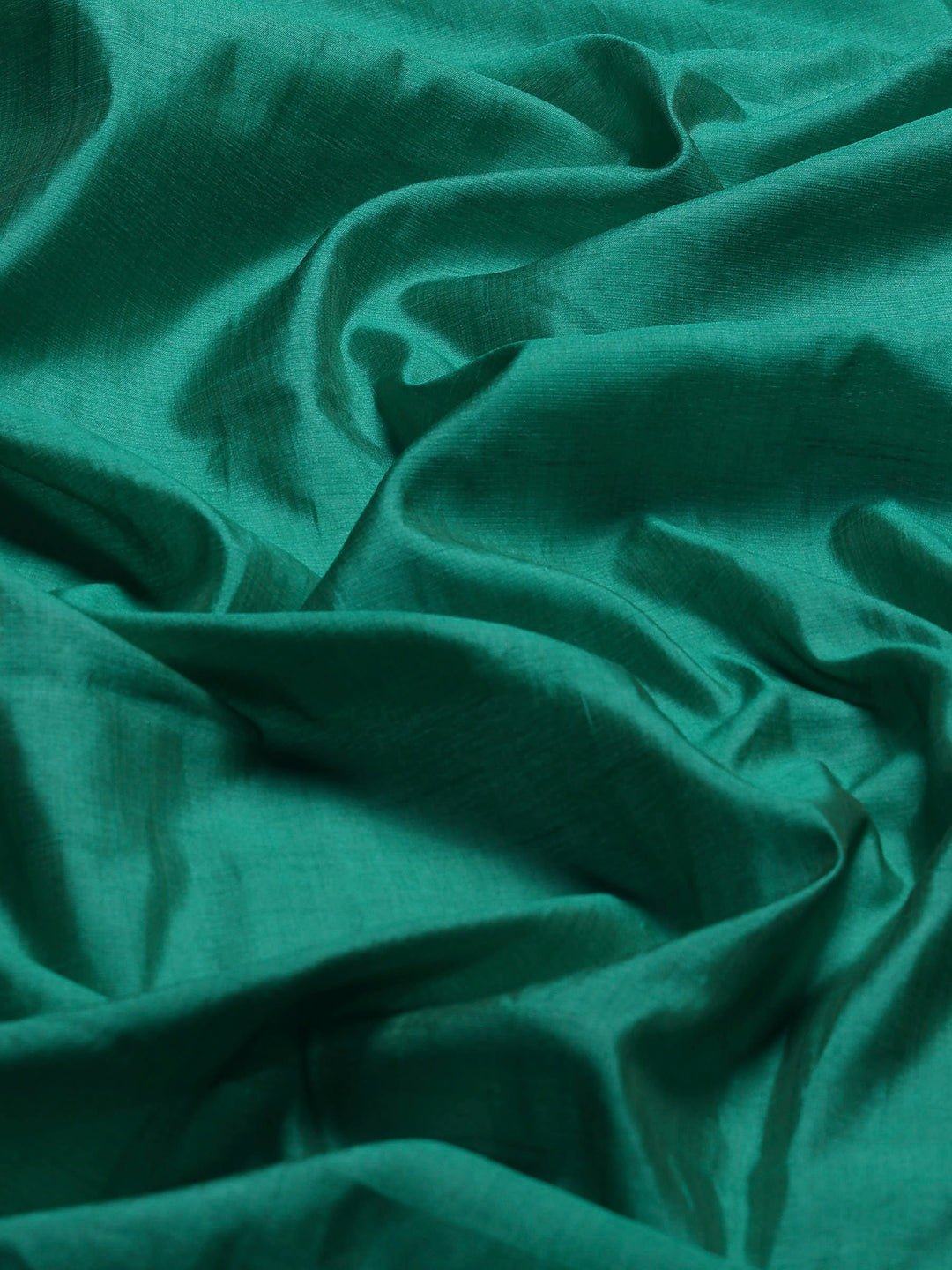 Green Woven Design Art Silk Saree