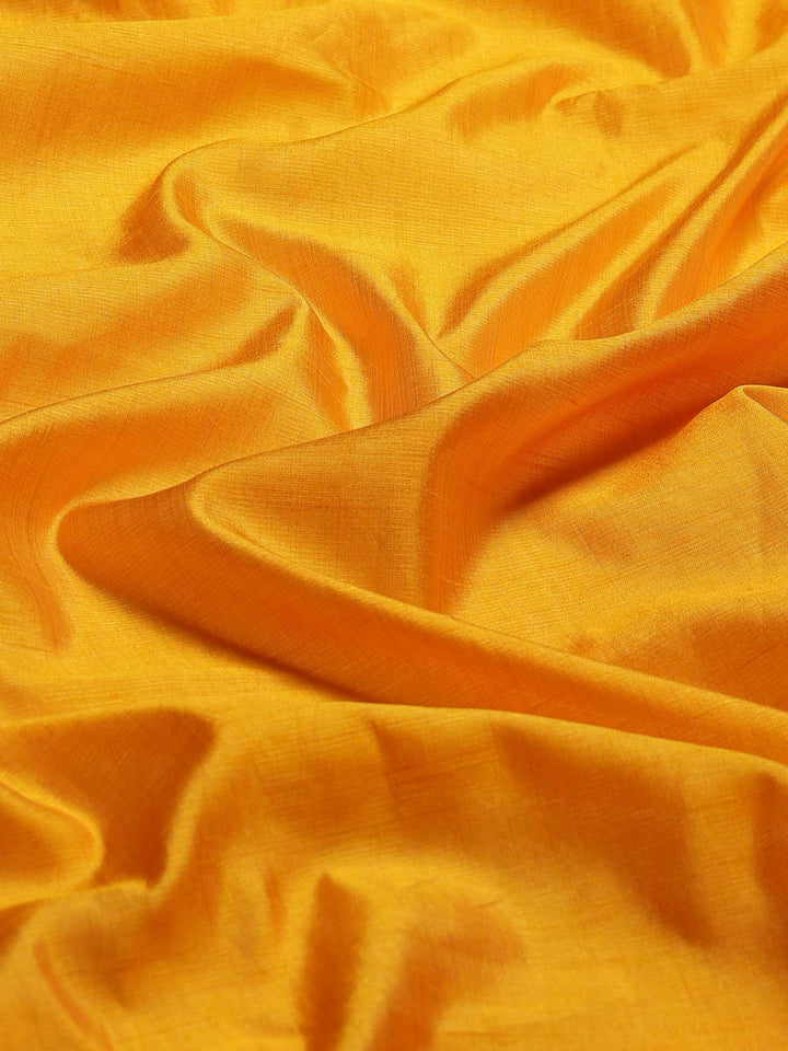 Mustard Woven Design Art Silk Saree