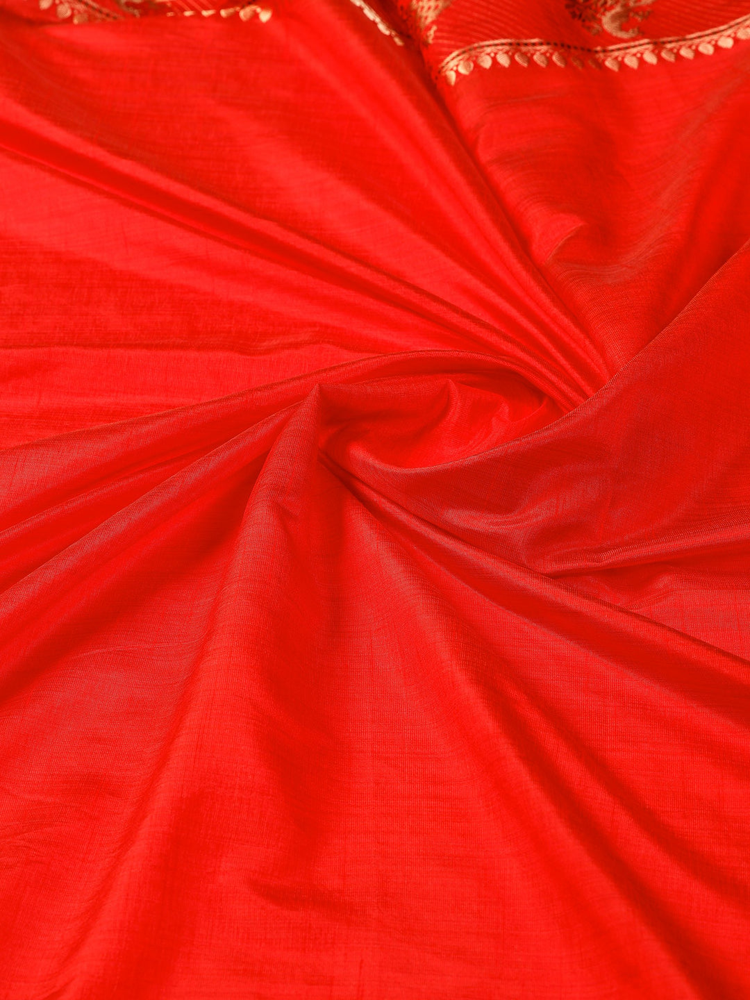 Red Woven Design Art Silk Saree