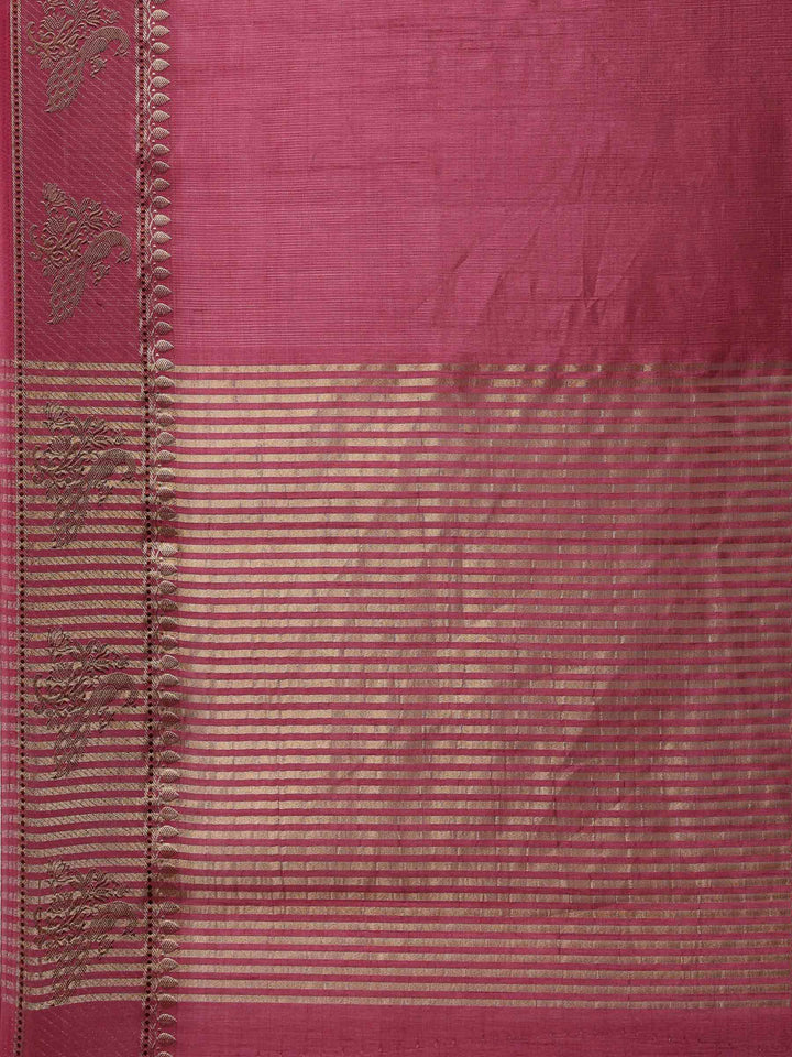 Wine Woven Design Art Silk Saree
