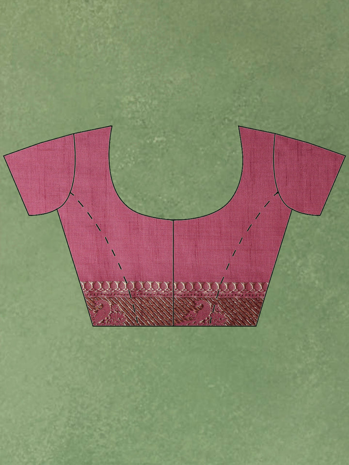 Wine Woven Design Art Silk Saree