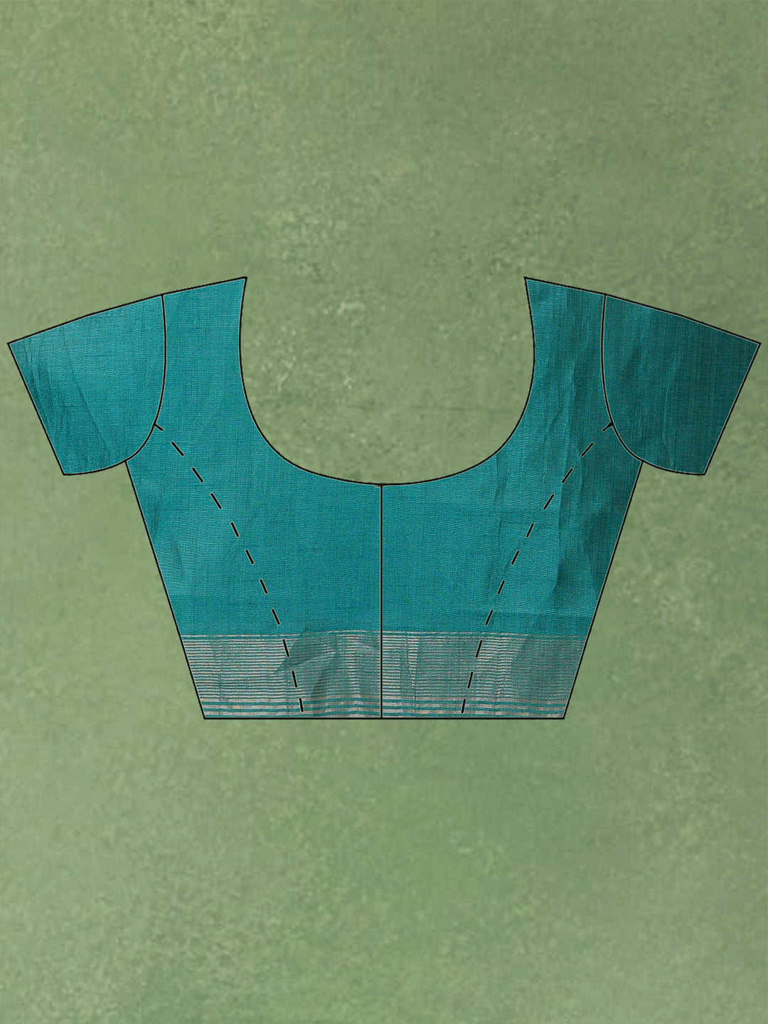 Lake Blue Woven Design Art Silk Saree