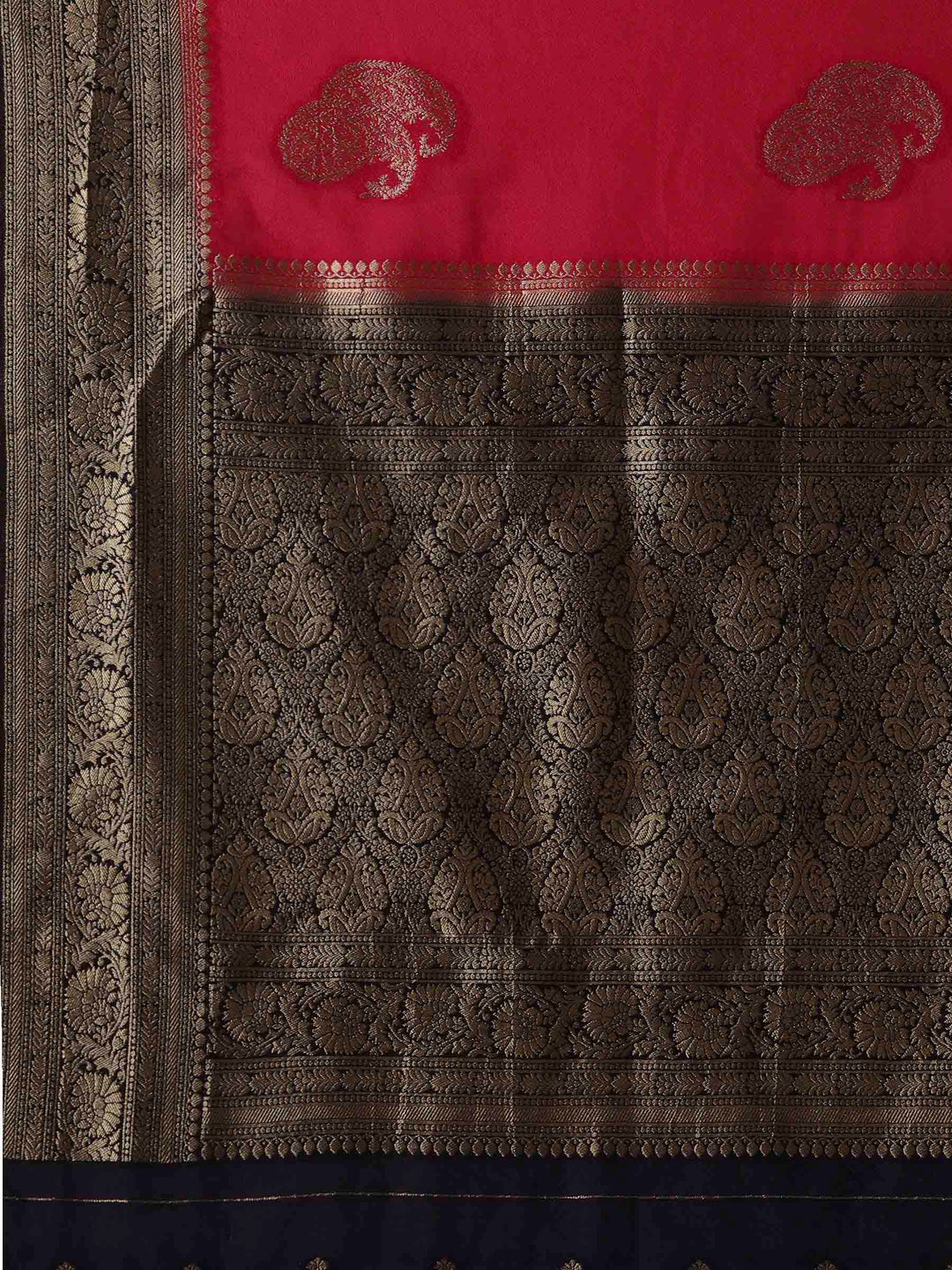 Rani Woven Design Art Silk Saree