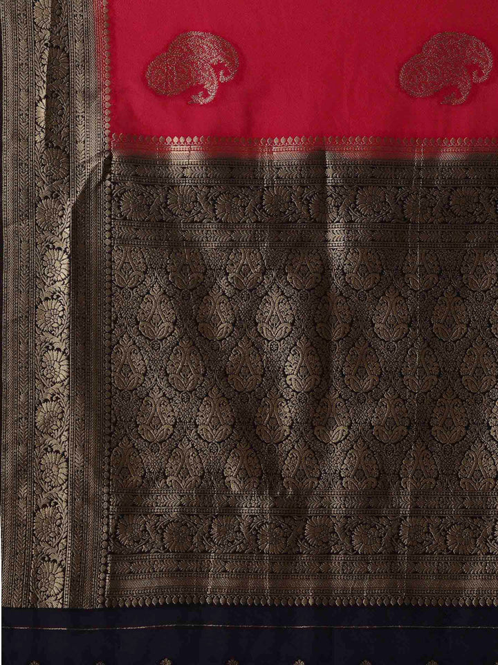Rani Woven Design Art Silk Saree