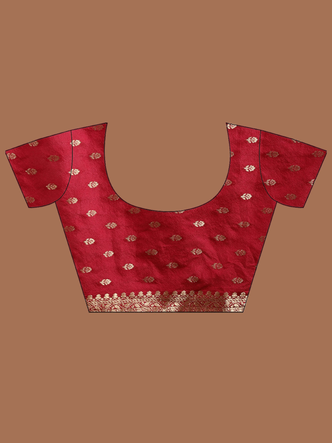Rani Zari Booti Art Silk Saree