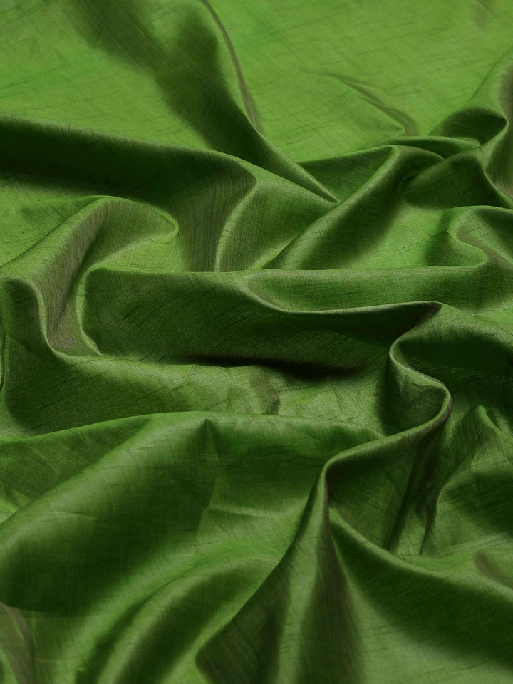 Green Woven Design Art Silk Saree
