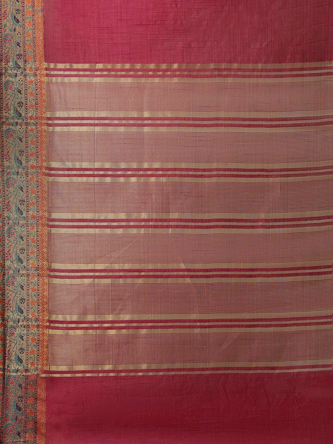 Wine Woven Design Art Silk Saree