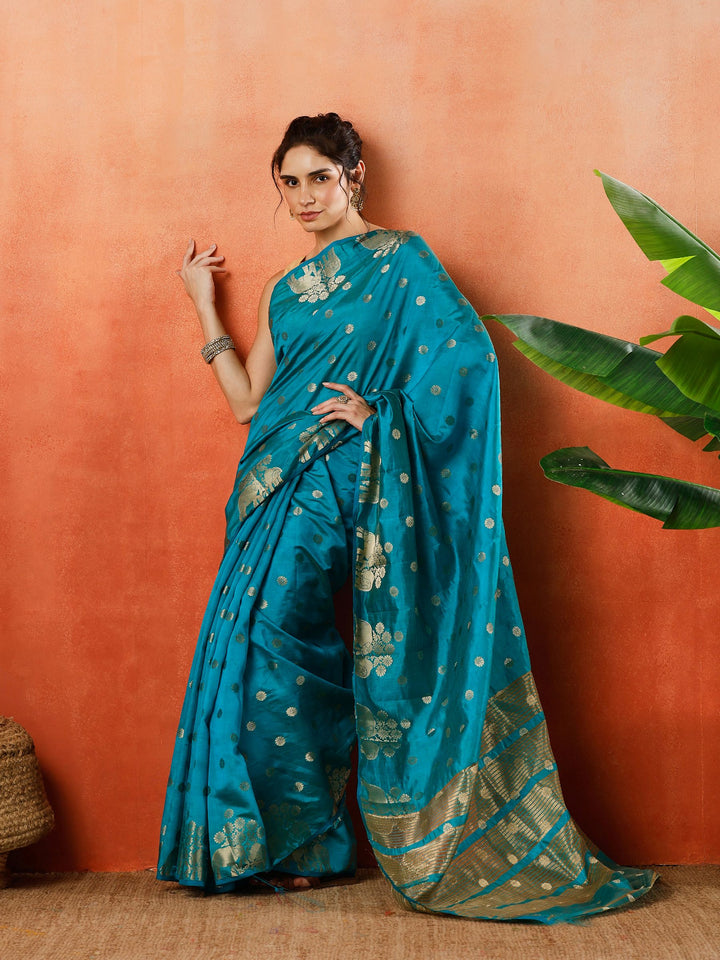 Woven Design Tussar Silk Saree