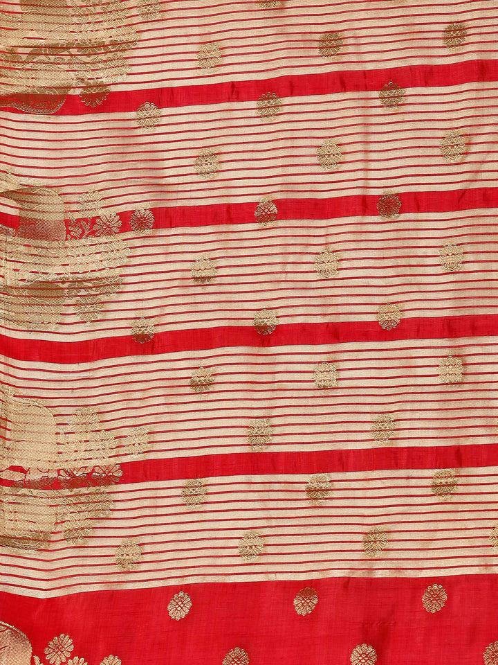 Woven Design Tussar Silk Saree
