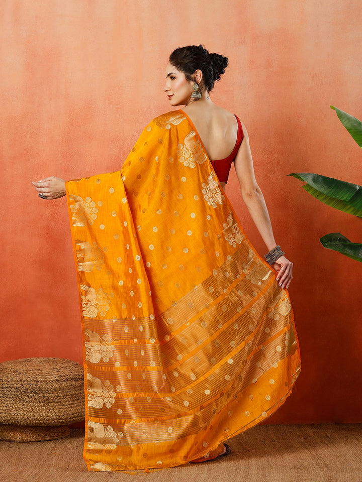 Woven Design Tussar Silk Saree