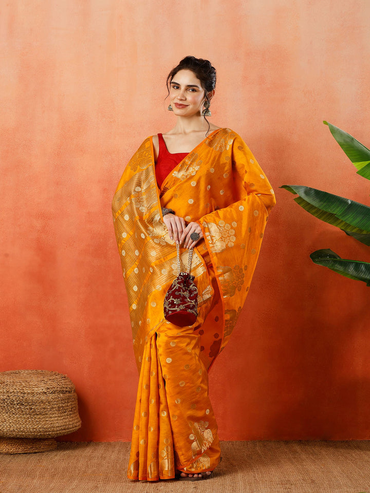 Woven Design Tussar Silk Saree