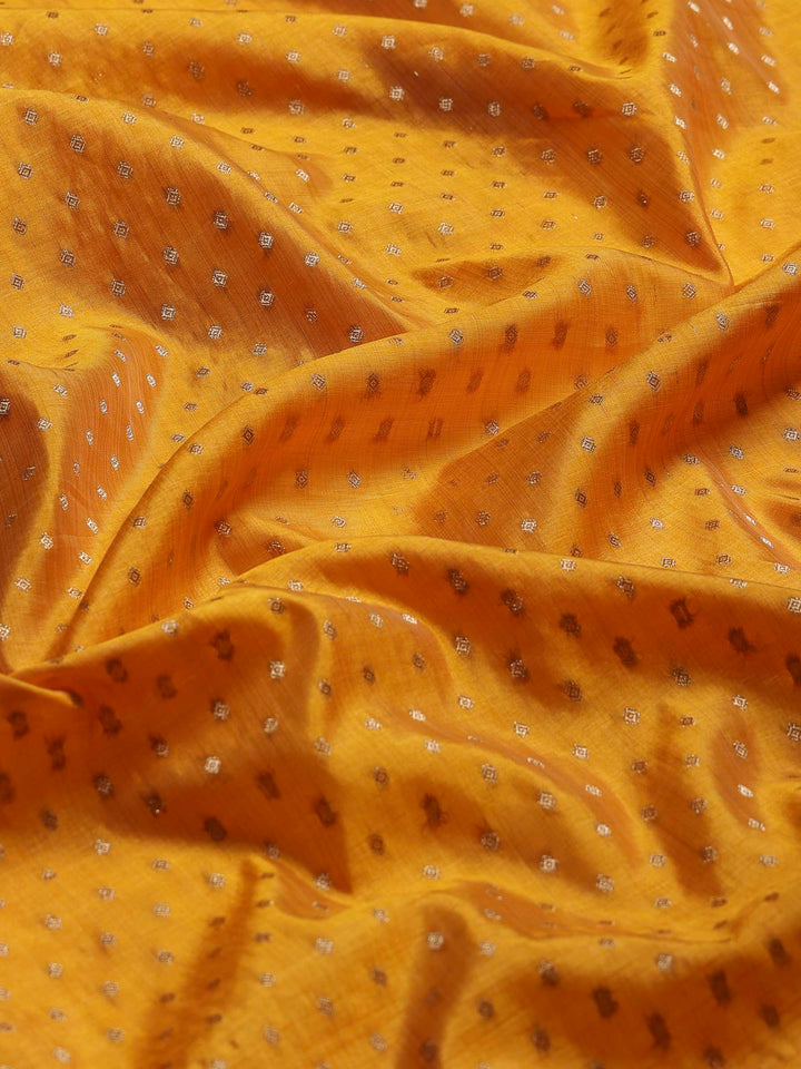 Mustard Woven Design Art Silk Saree