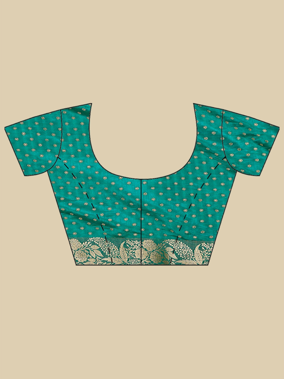 Green Woven Design Art Silk Saree