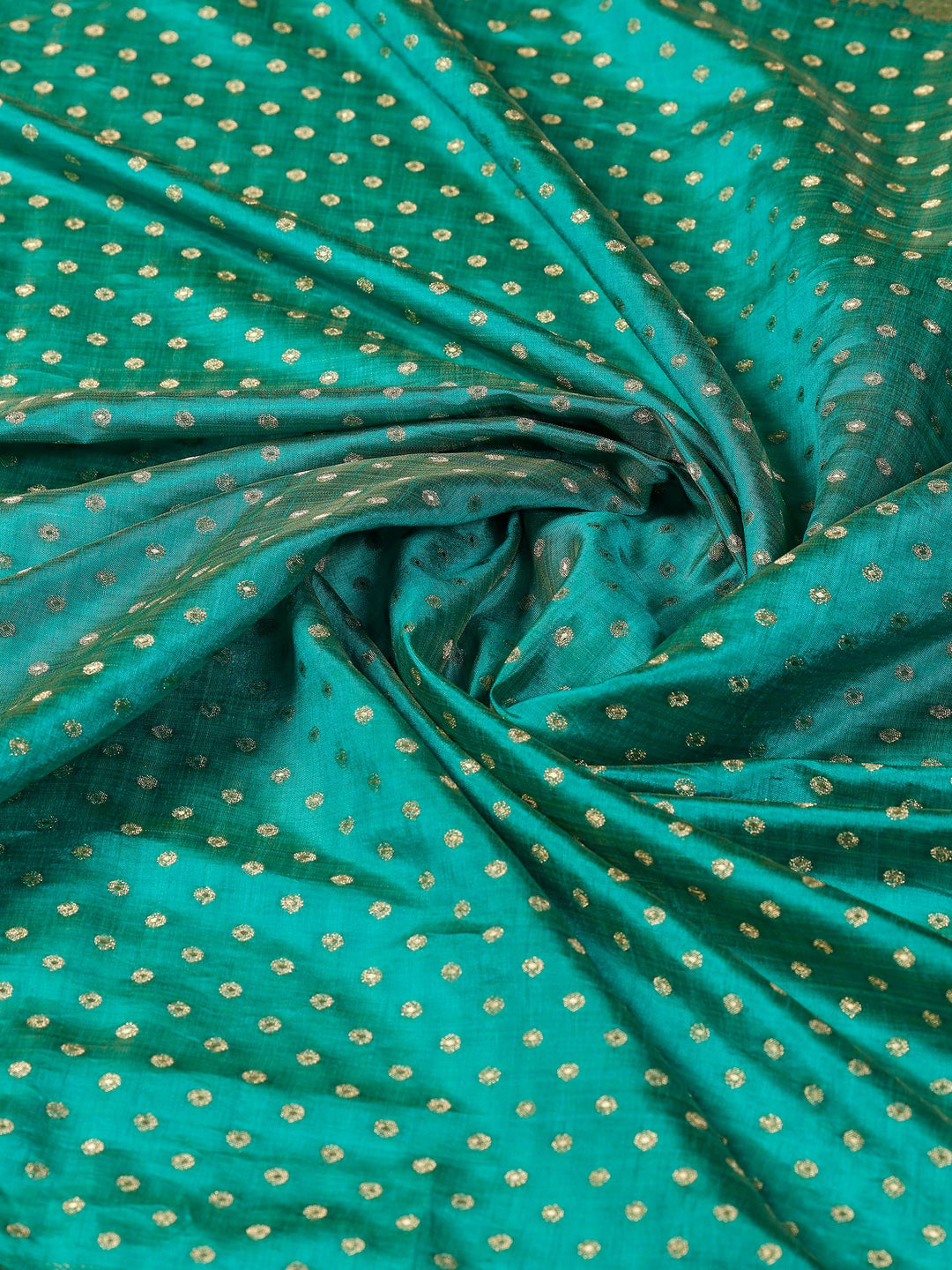 Green Woven Design Art Silk Saree