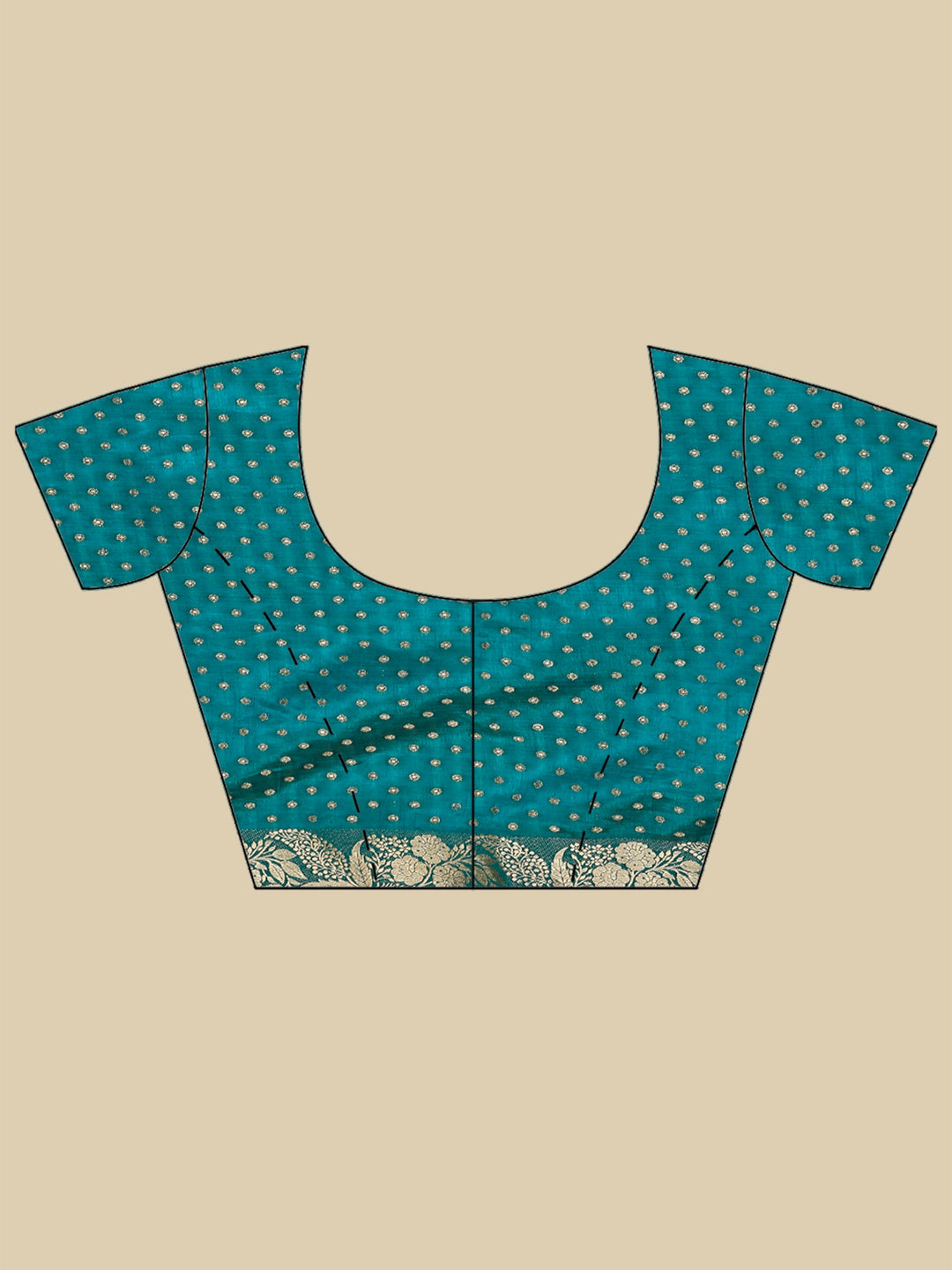 Lake Blue Woven Design Art Silk Saree