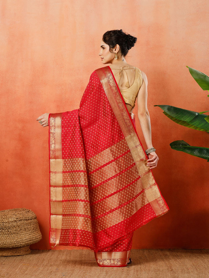 Woven Design Tussar Silk Saree