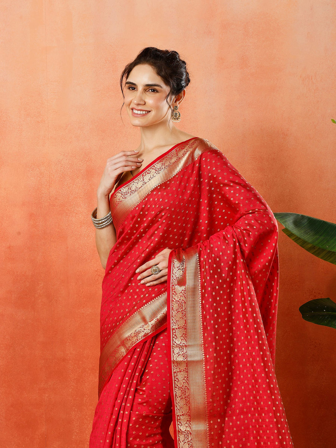 Woven Design Tussar Silk Saree