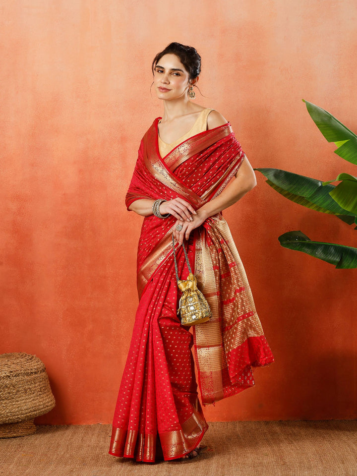 Woven Design Tussar Silk Saree