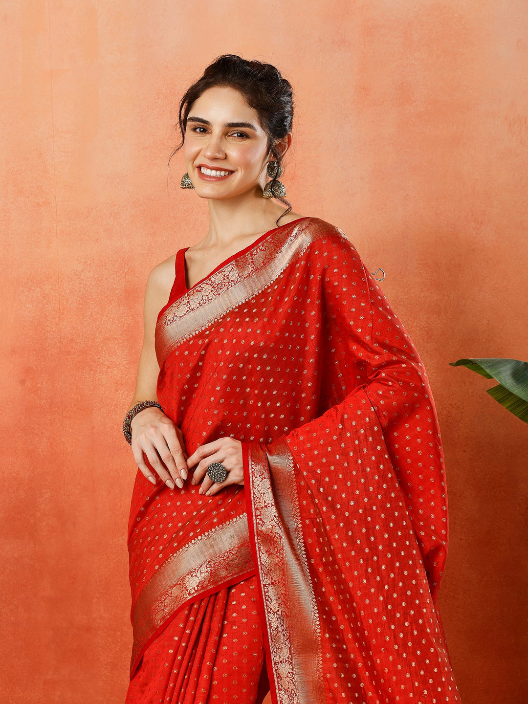 Woven Design Tussar Silk Saree
