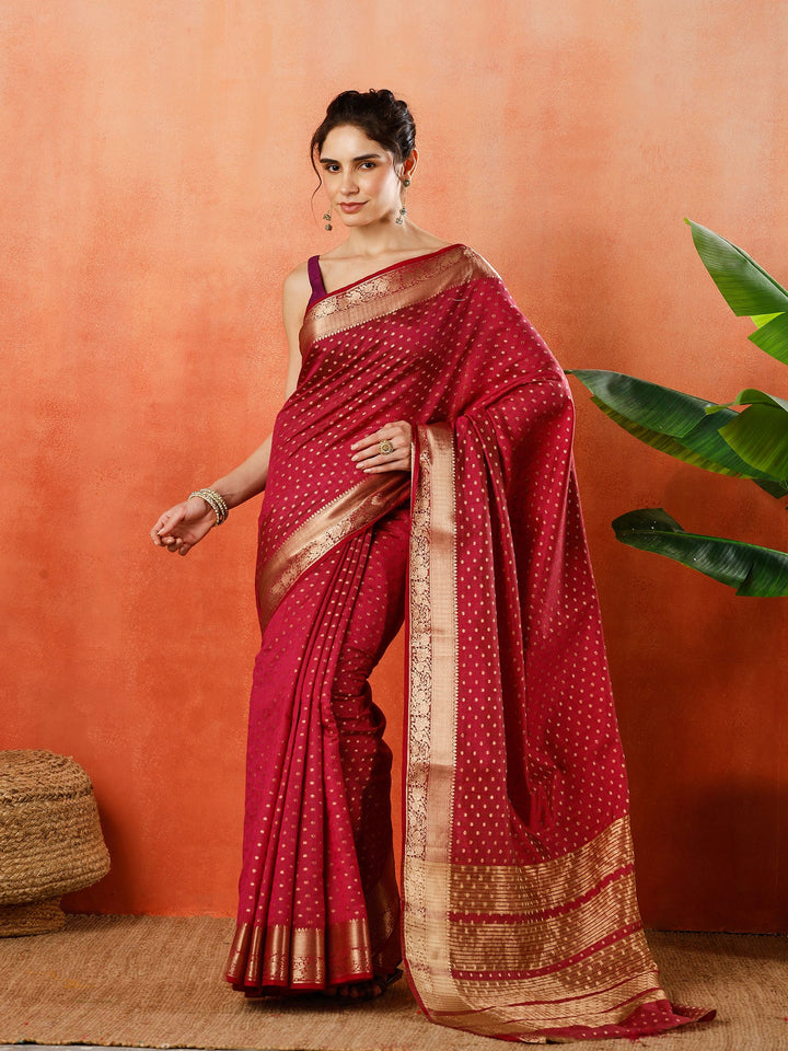 Woven Design Tussar Silk Saree