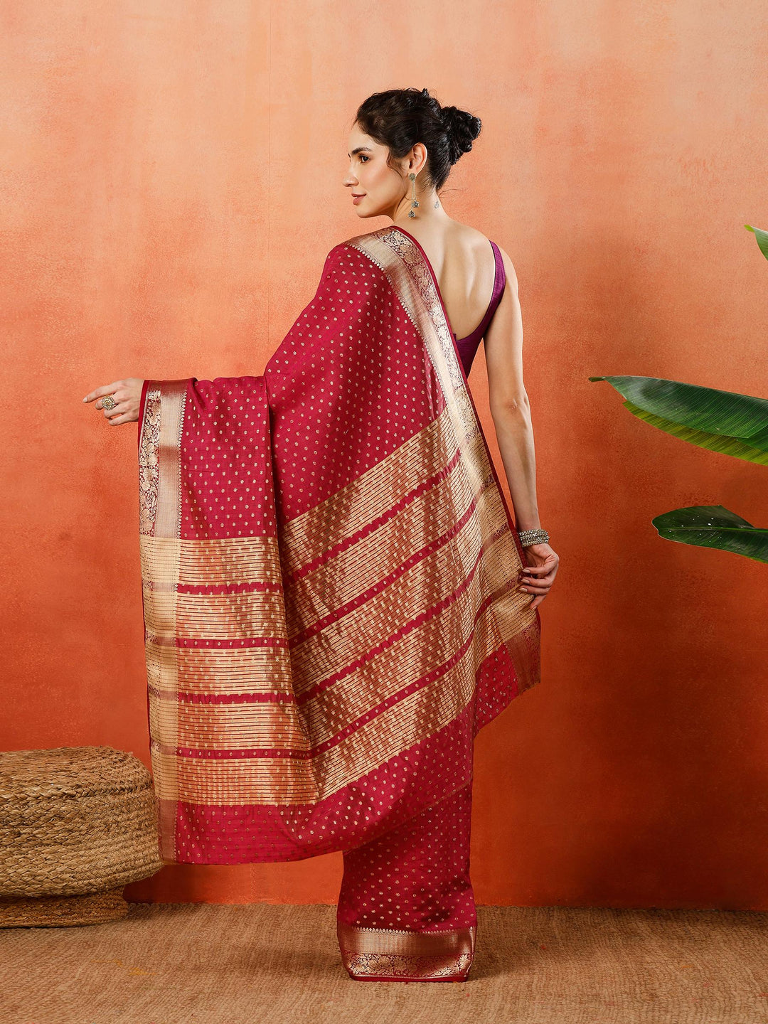 Woven Design Tussar Silk Saree