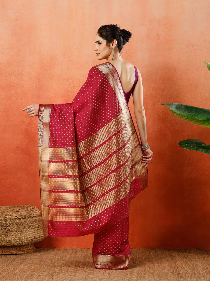 Woven Design Tussar Silk Saree