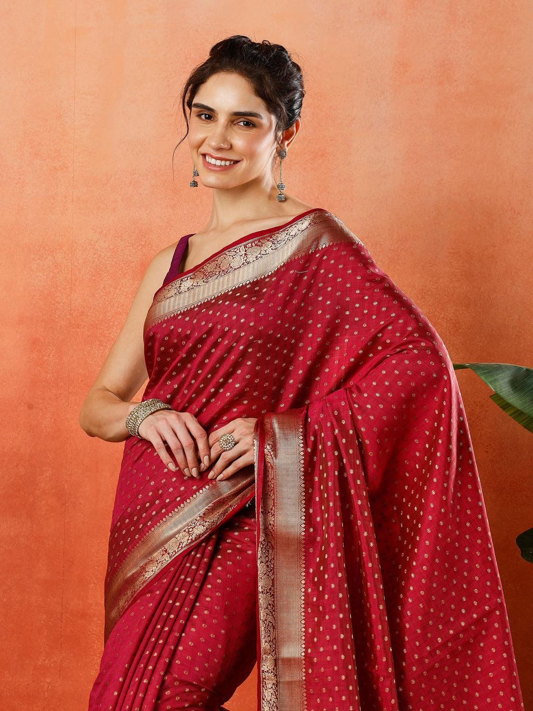 Woven Design Tussar Silk Saree