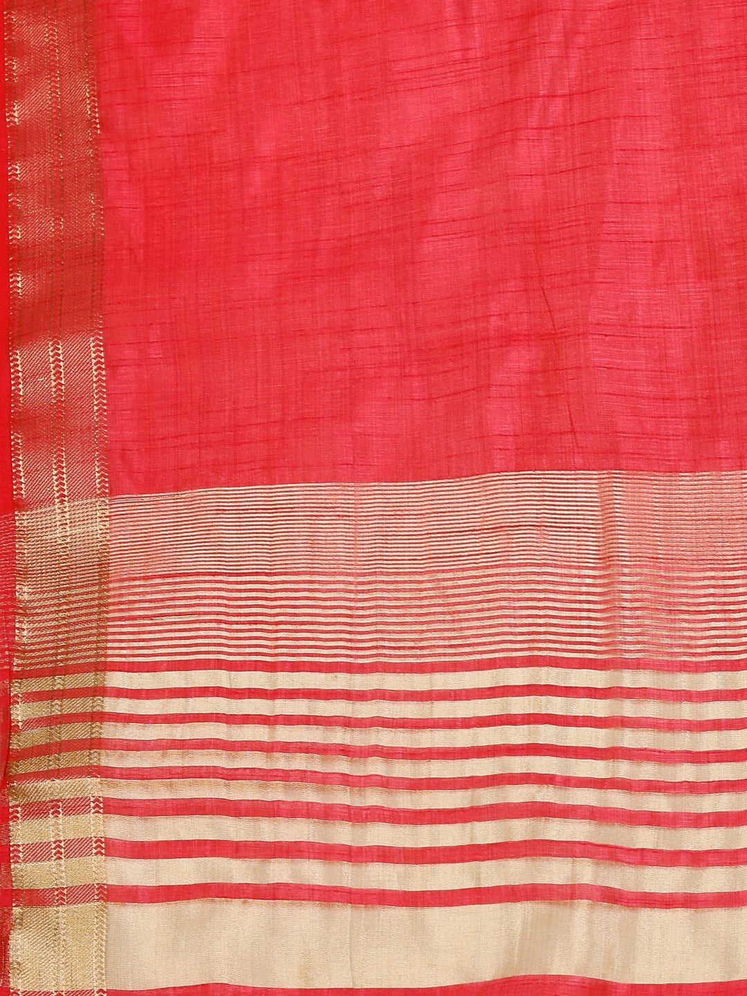 Hot Pink Woven Design Art Silk Saree