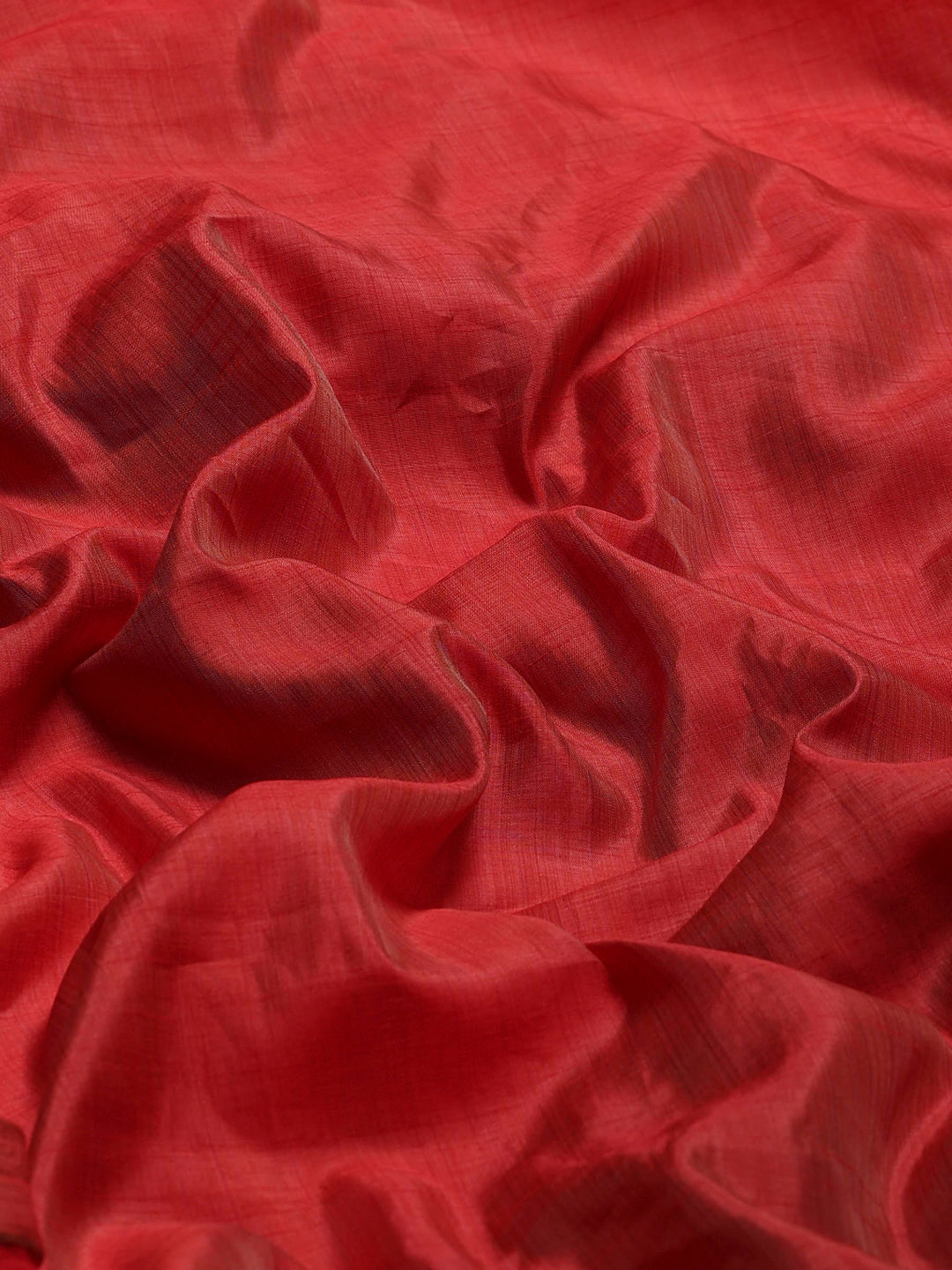 Rust Woven Design Art Silk Saree