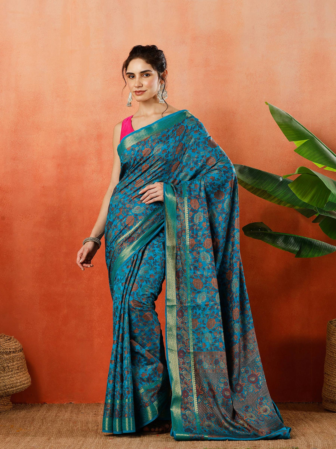 Woven Design Tussar Silk Saree