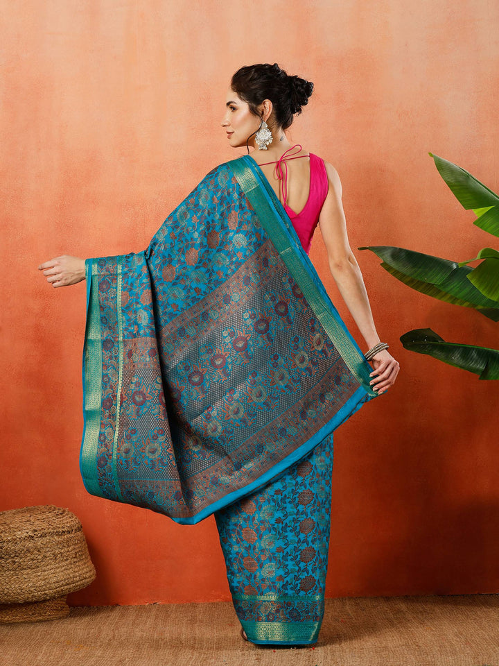 Woven Design Tussar Silk Saree