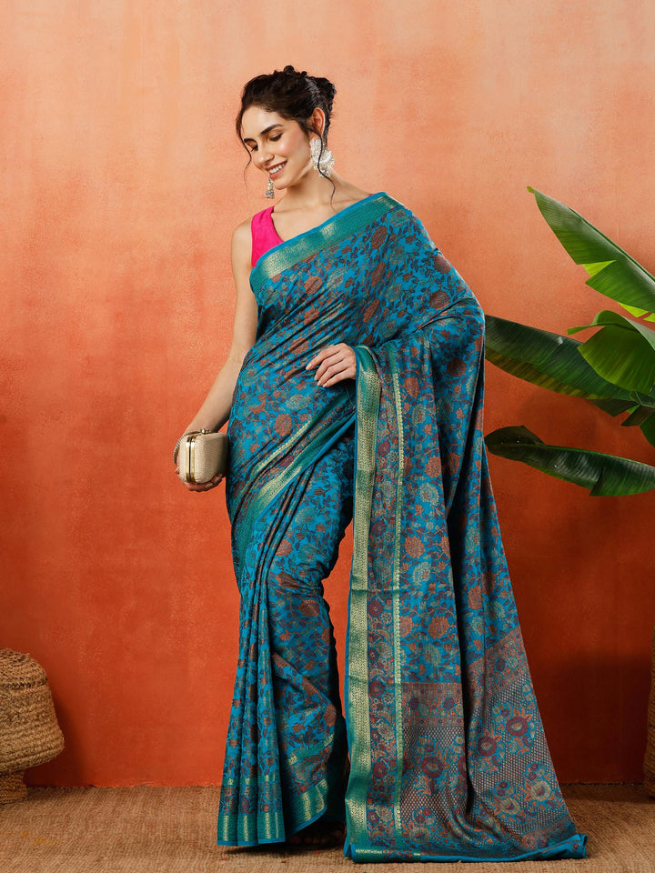 Woven Design Tussar Silk Saree