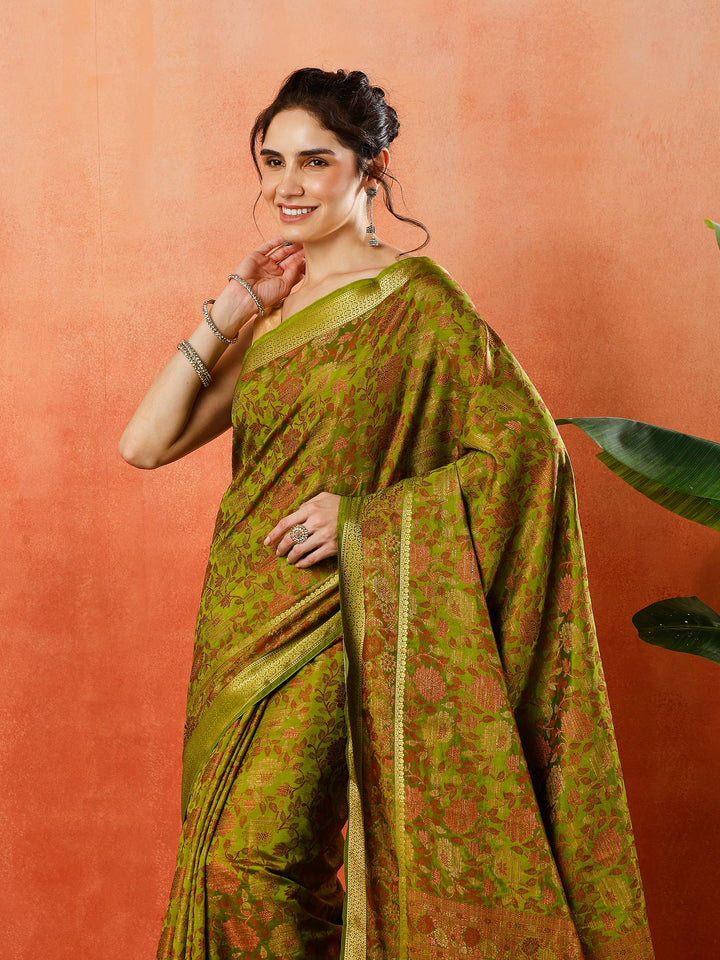 Woven Design Tussar Silk Saree