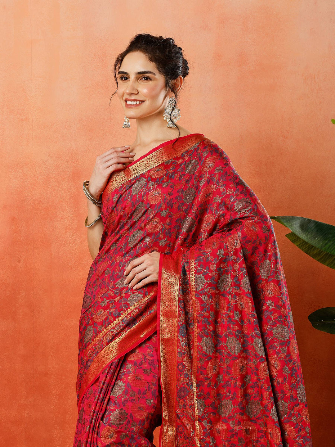 Woven Design Tussar Silk Saree