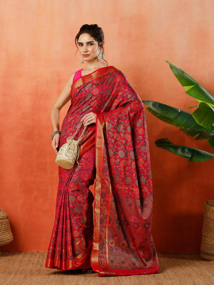 Woven Design Tussar Silk Saree