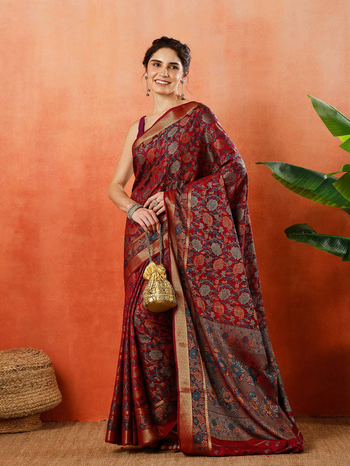 Woven Design Tussar Silk Saree