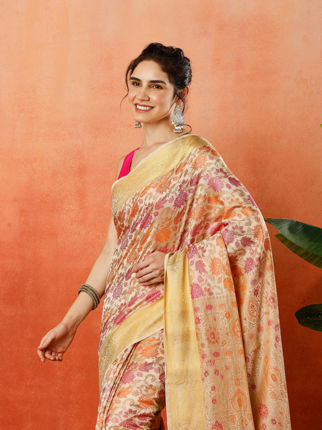 Woven Design Tussar Silk Saree