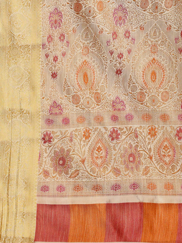 Woven Design Tussar Silk Saree