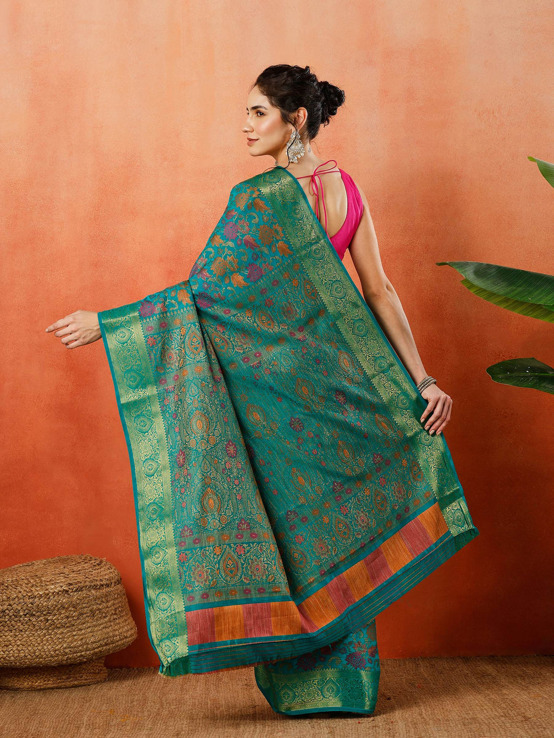 Woven Design Tussar Silk Saree