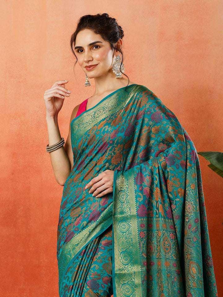 Woven Design Tussar Silk Saree