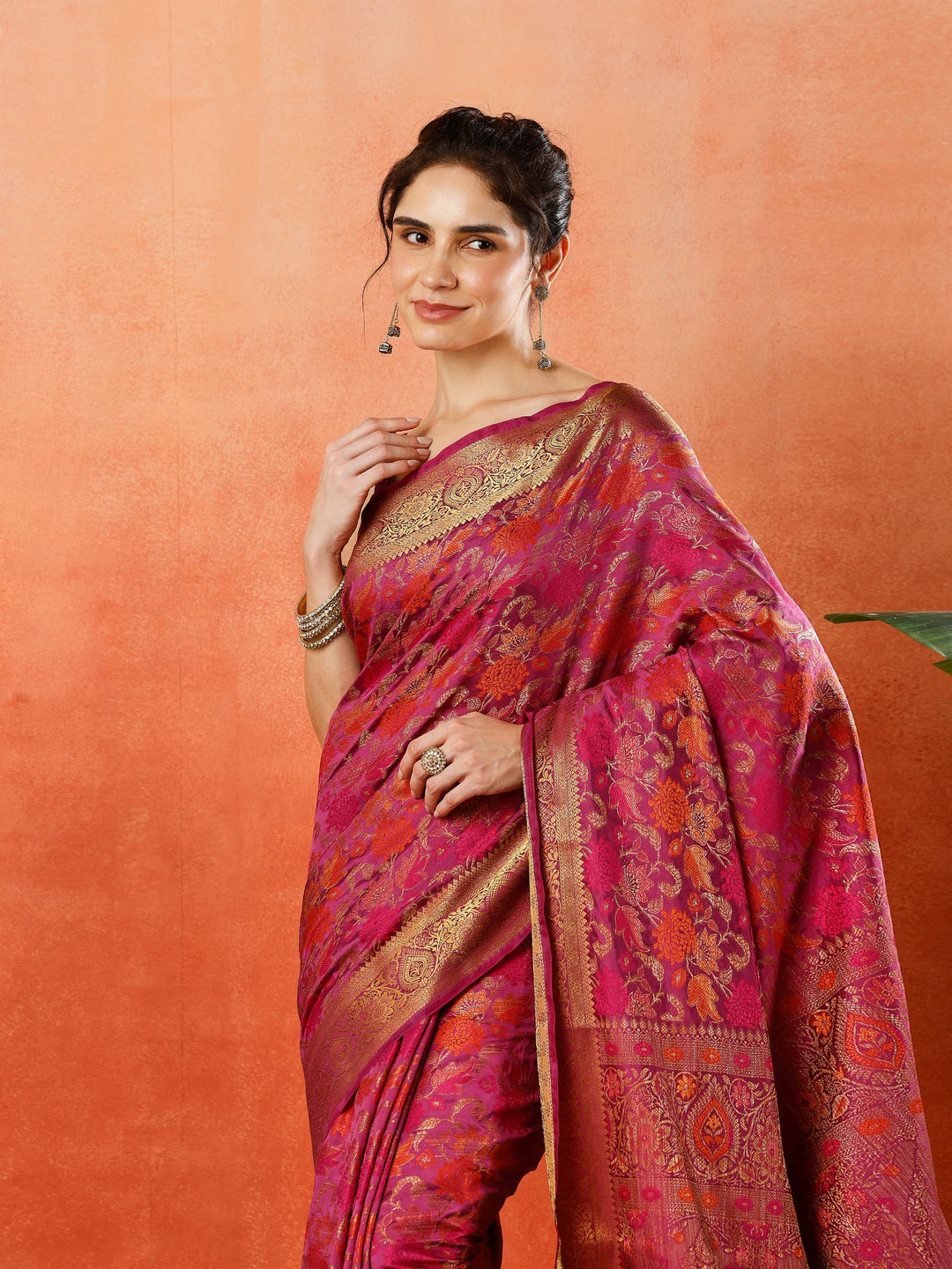 Woven Design Tussar Silk Saree