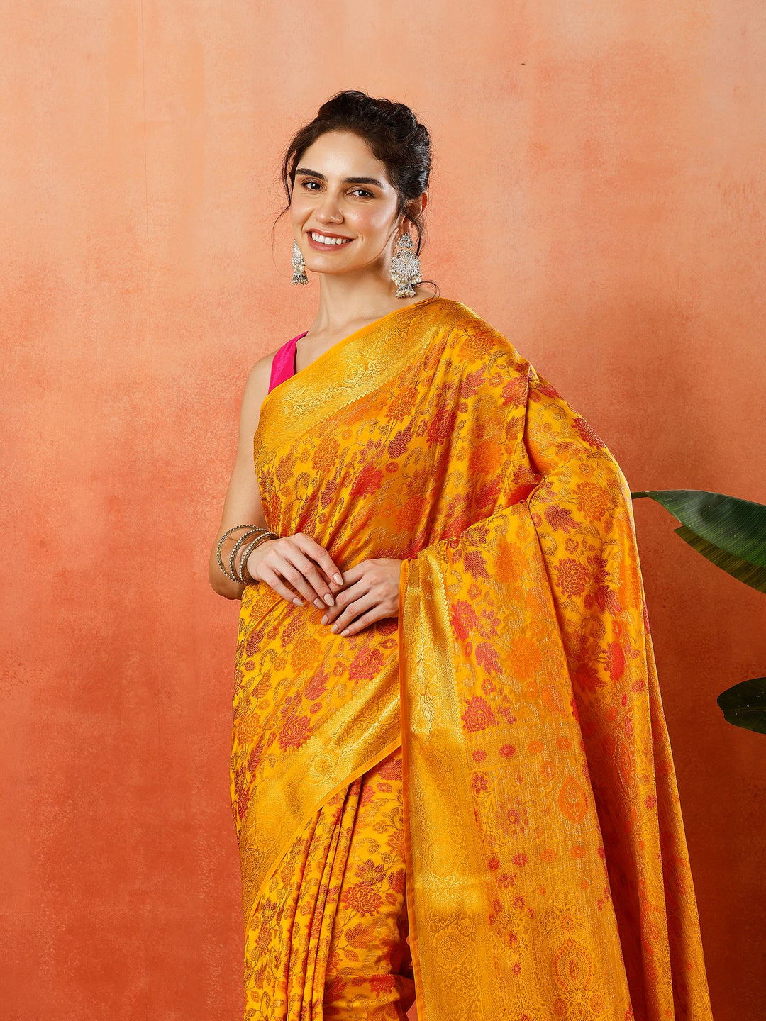 Woven Design Tussar Silk Saree