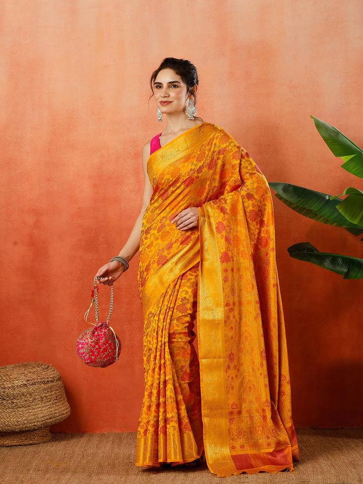 Woven Design Tussar Silk Saree