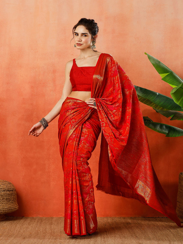 Woven Design Tussar Silk Saree
